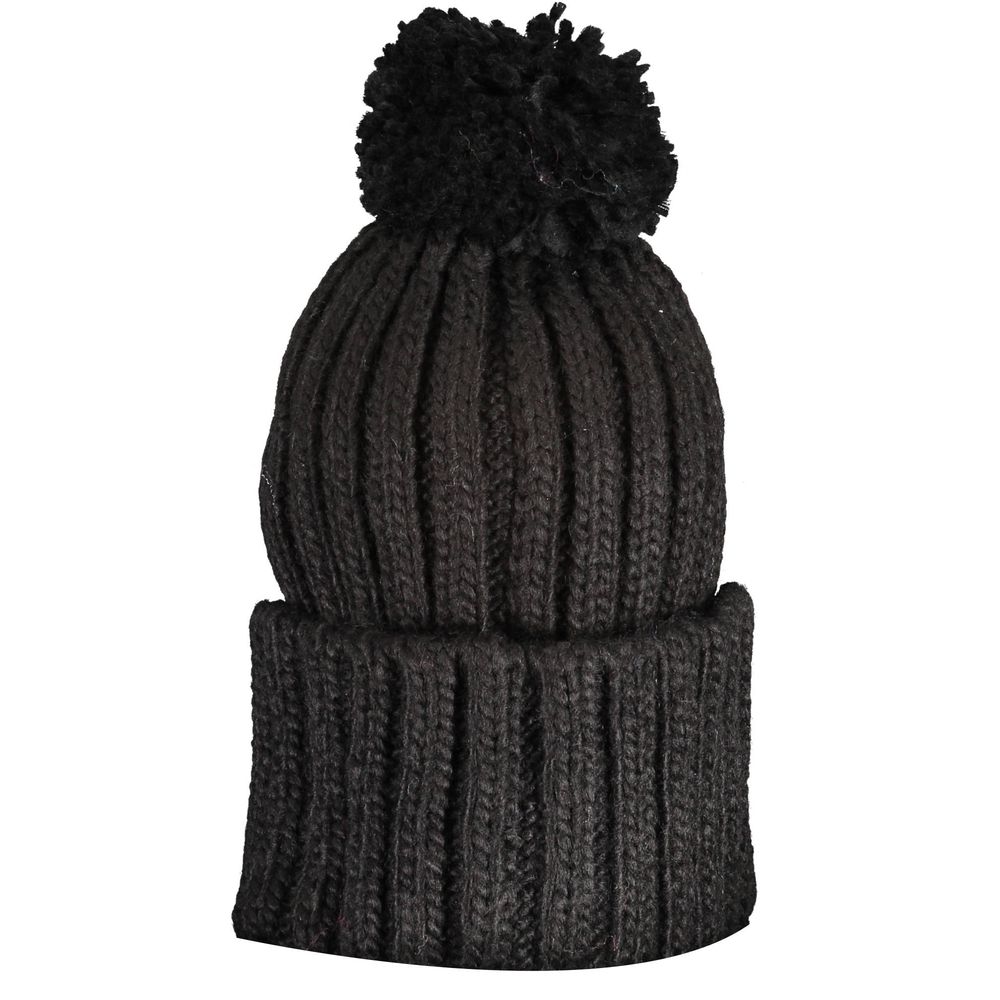 Black Marabou Men Cap