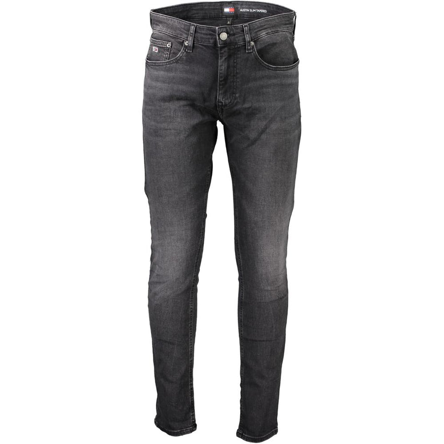 Black Cotton Jeans Denim