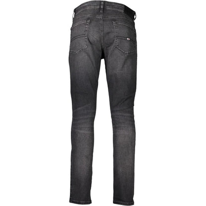 Black Cotton Jeans Denim