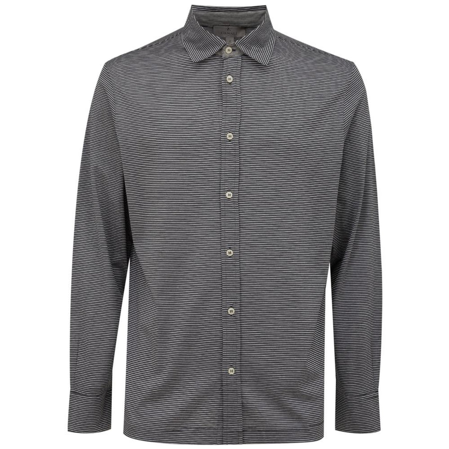 Bicolor Cotton Dress Shirt