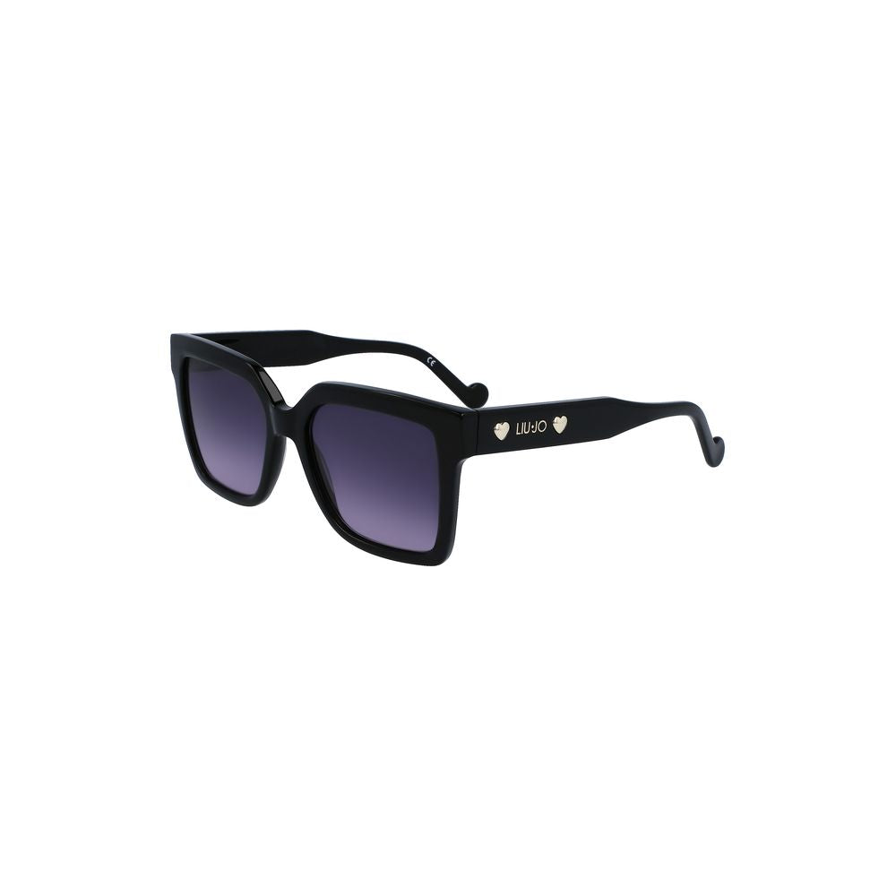 Black Acetate Women Sunglasses