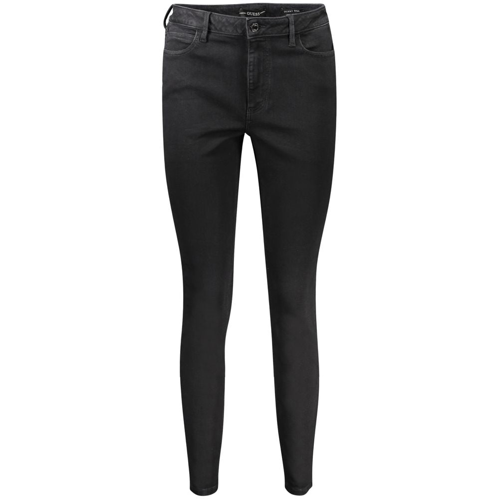 Black Cotton Jeans Denim