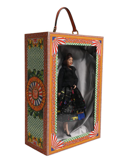 Black Dress Ceramic Porcelain Fashion Leather Sicily Dolls