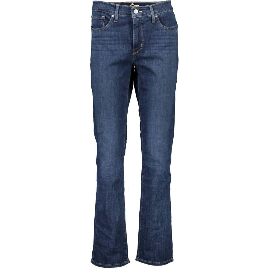 Blue Cotton Women Jeans