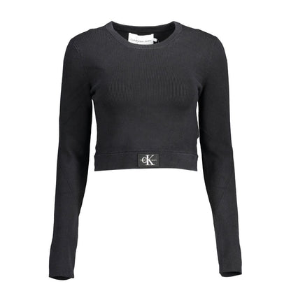 Black Elastane Sweater