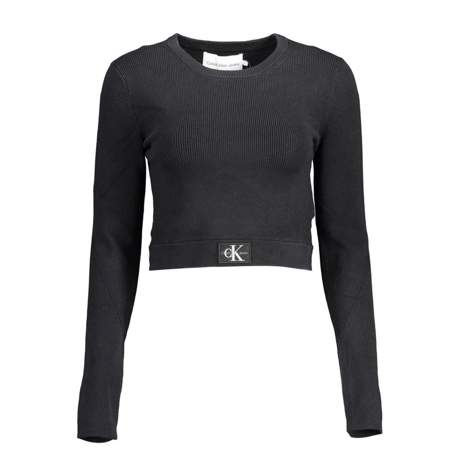 Black Elastane Sweater
