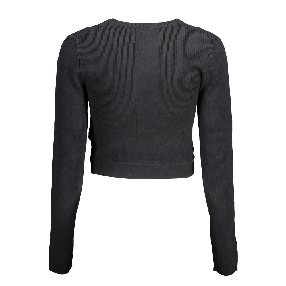 Black Elastane Sweater