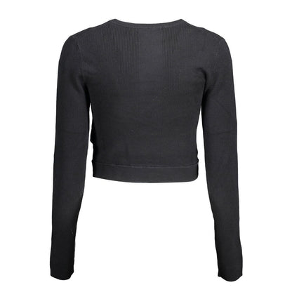 Black Elastane Sweater