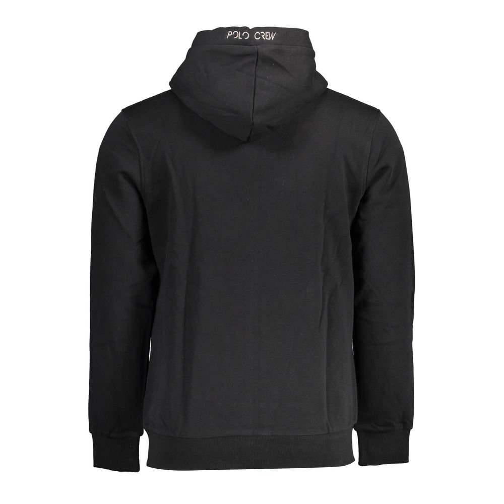 Black Cotton Sweatshirt