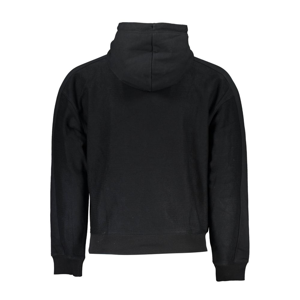 Black Cotton Sweatshirt