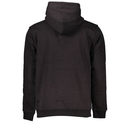 Black Cotton Men's Sweater Hoodie
