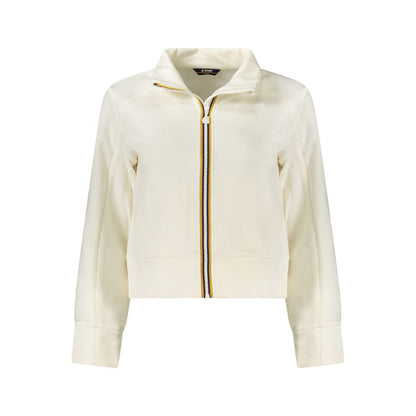 White Polyester Women Sweater