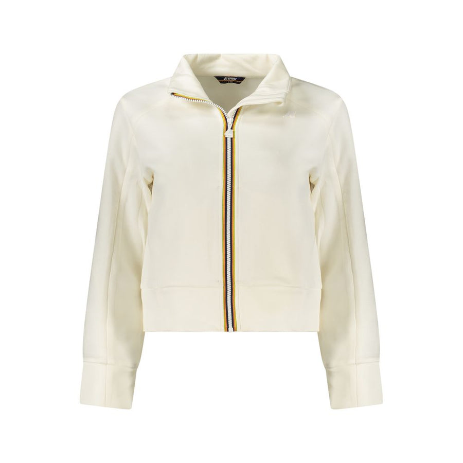White Polyester Women Sweater