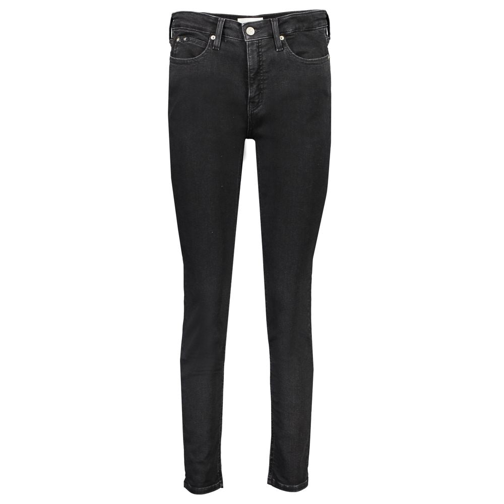 Black Cotton Jeans Denim