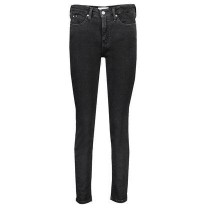 Black Cotton Jeans Denim