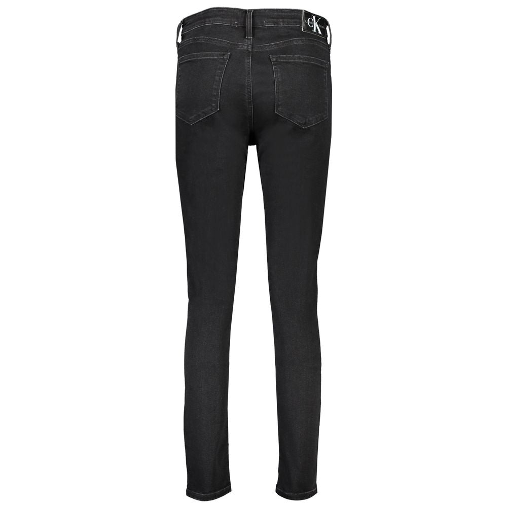 Black Cotton Jeans Denim