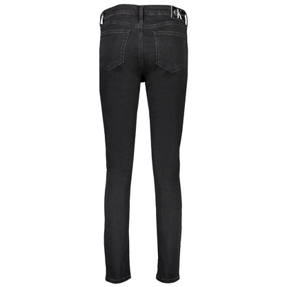 Black Cotton Jeans Denim