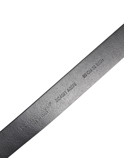 Brown Leather Gold Rectangle Buckle Belt