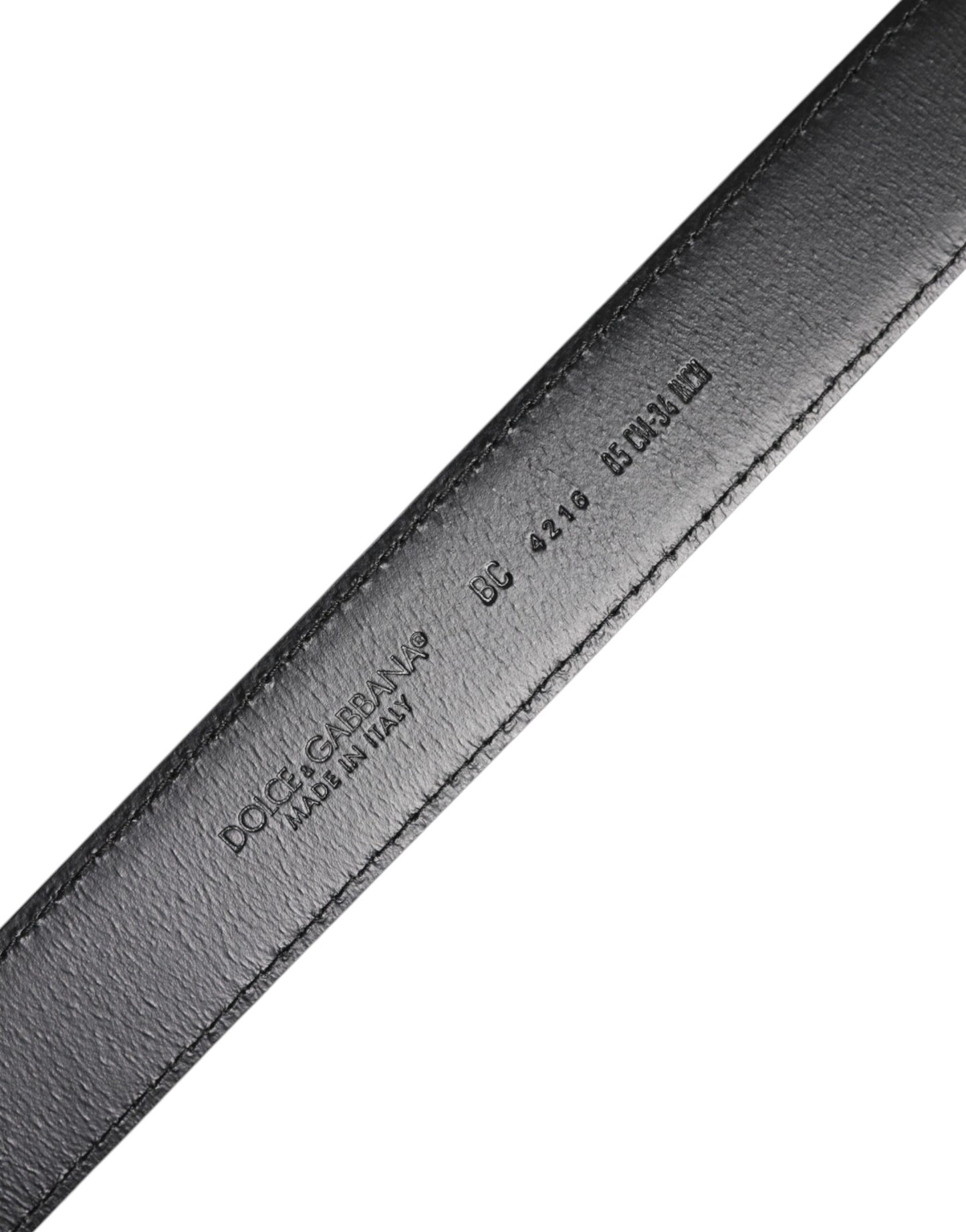 Brown Classic Calf Leather Silver Buckle Belt