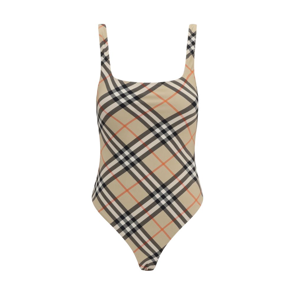 Multicolor Polyester One-Piece Swimsuit