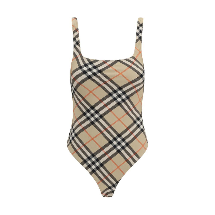 Multicolor Polyester One-Piece Swimsuit
