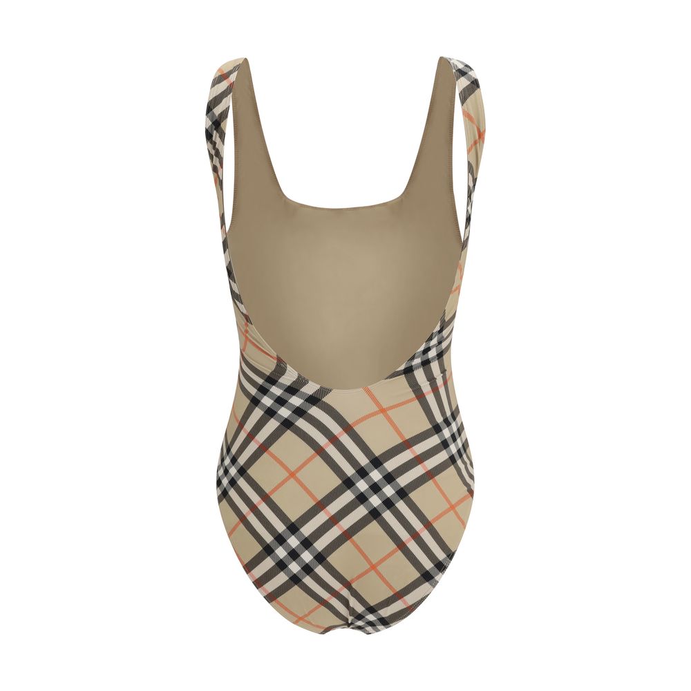 Multicolor Polyester One-Piece Swimsuit
