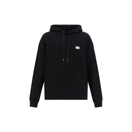 Black Cotton Sweatshirt