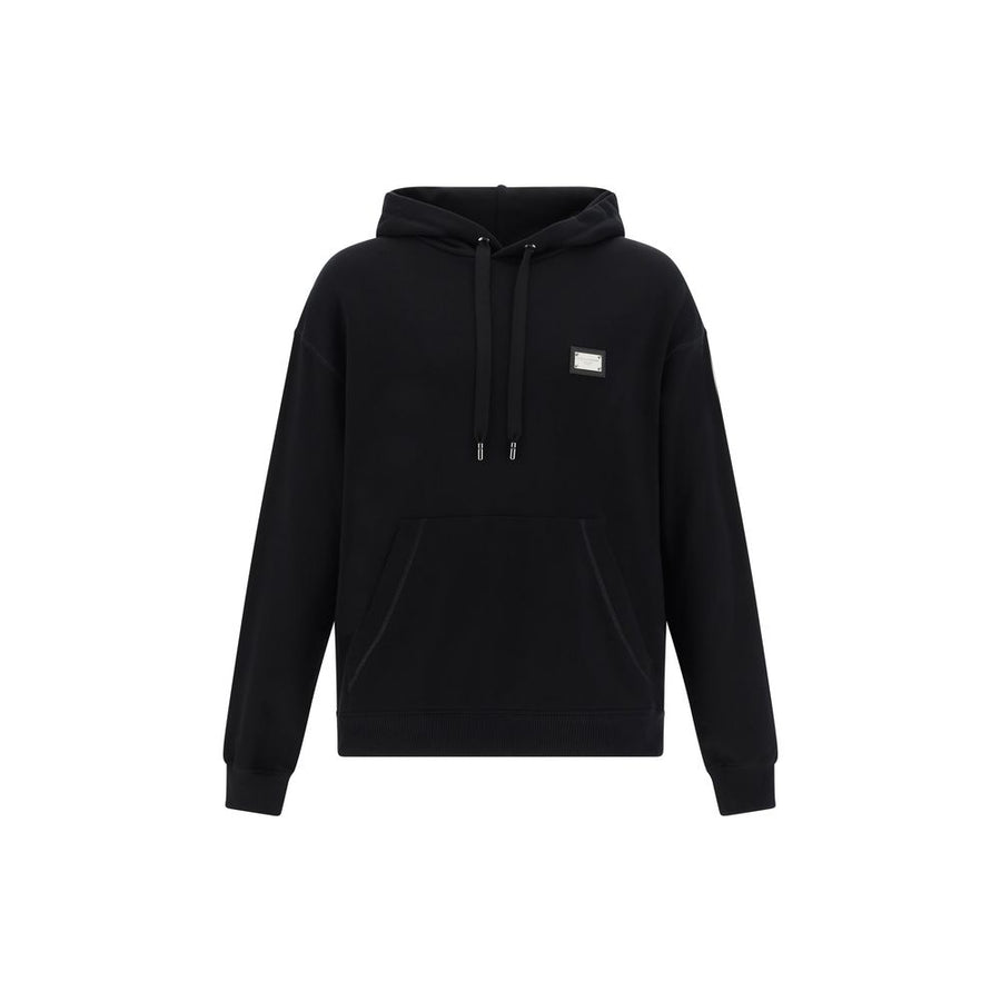 Black Cotton Sweatshirt