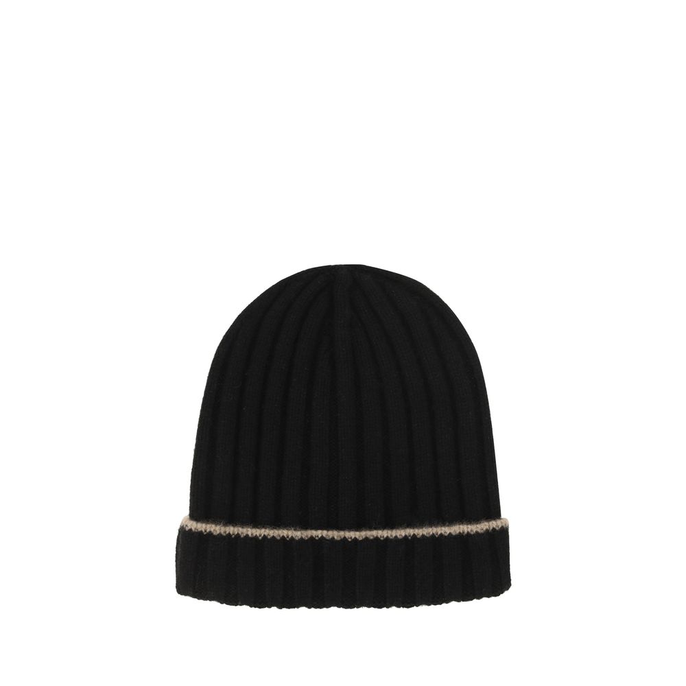 Black Cashmere Beanie