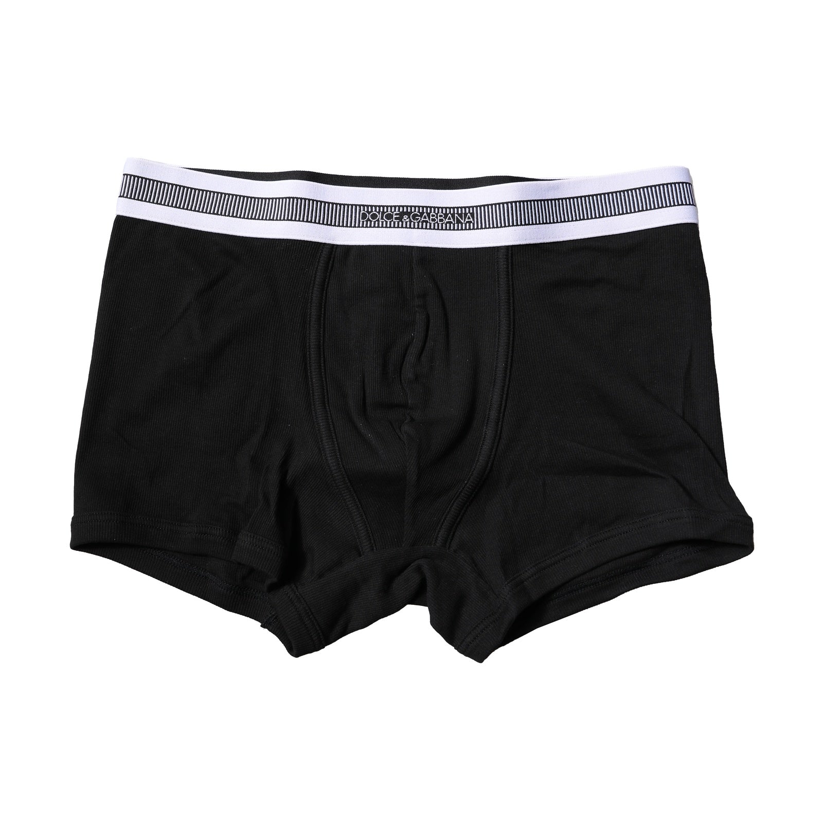 Black Cotton Stretch Regular Boxer Underwear