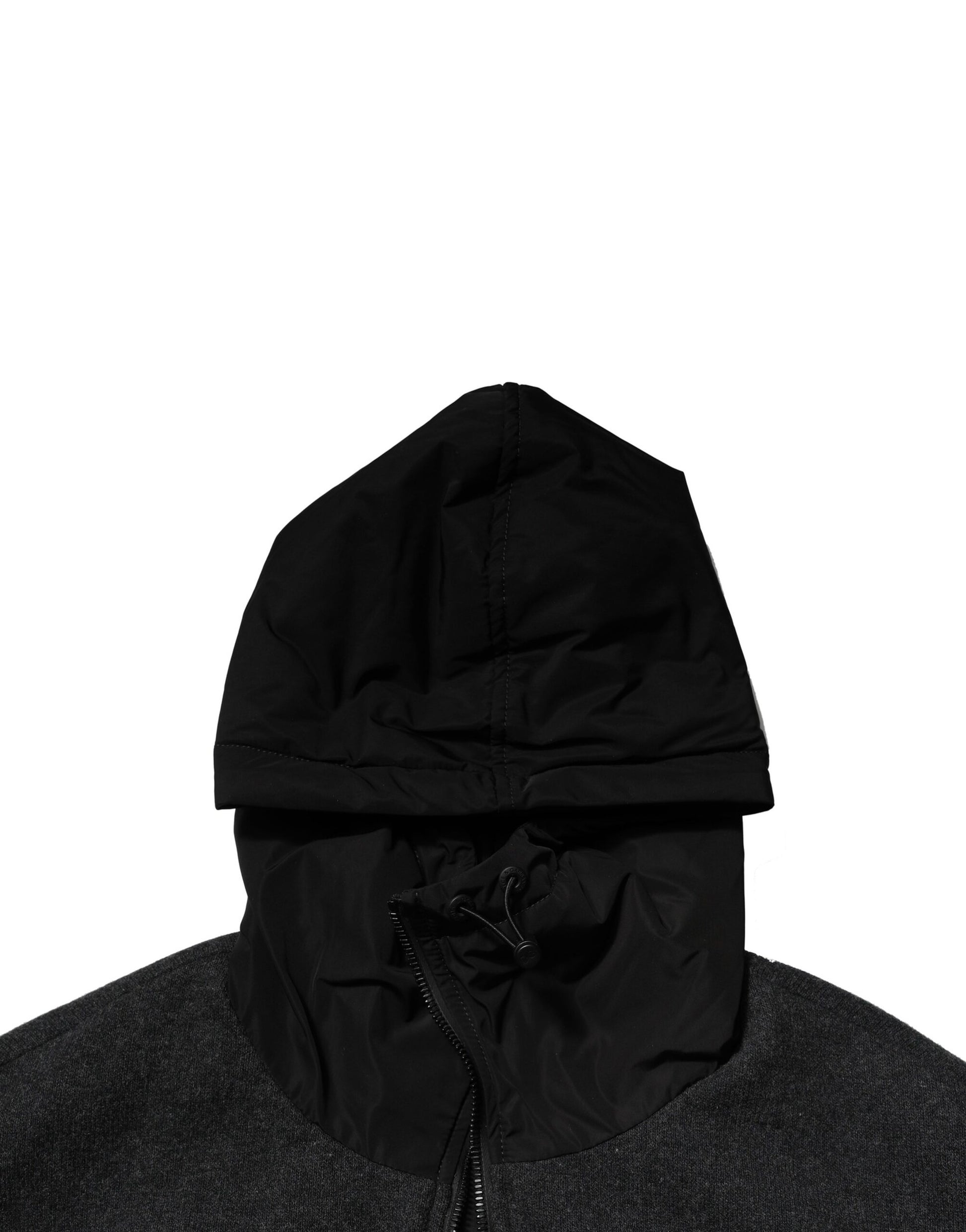 Black DG Logo Plaque Hooded Bomber Jacket