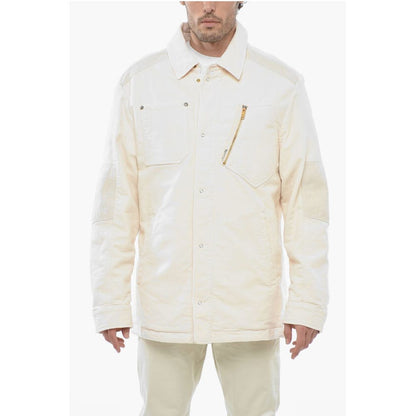 Padded Overshirt with Patch Detail