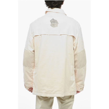 Padded Overshirt with Patch Detail