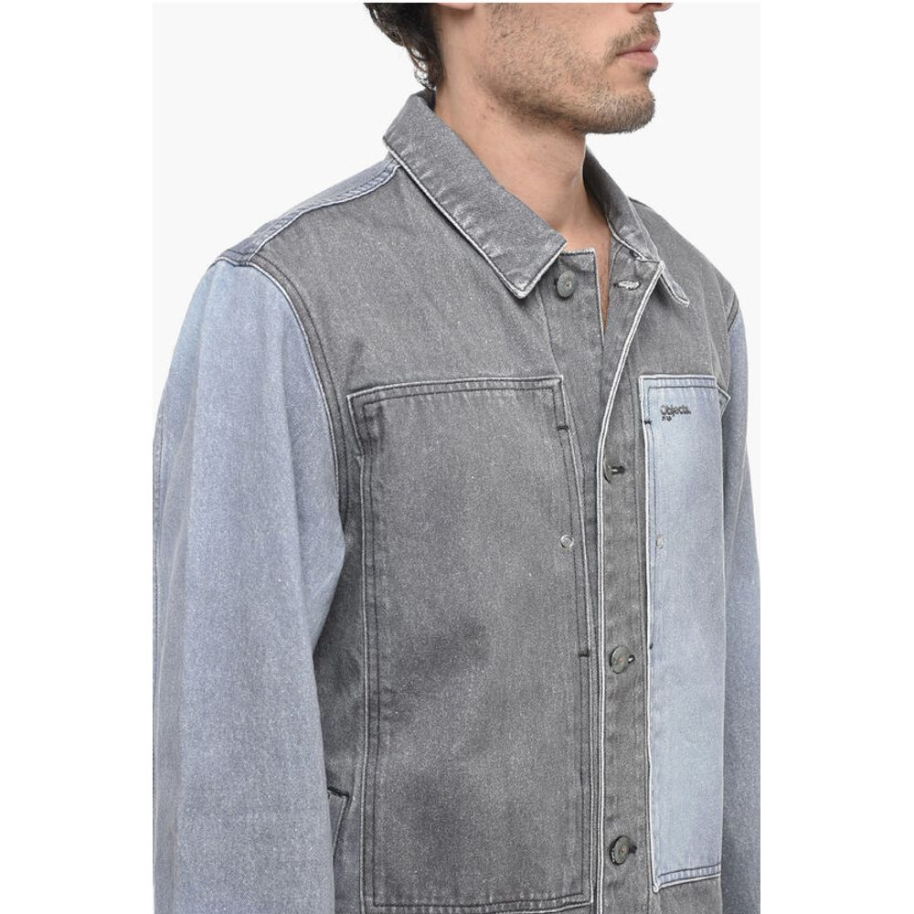 Two-toned Denim Jacket with Loose Fit