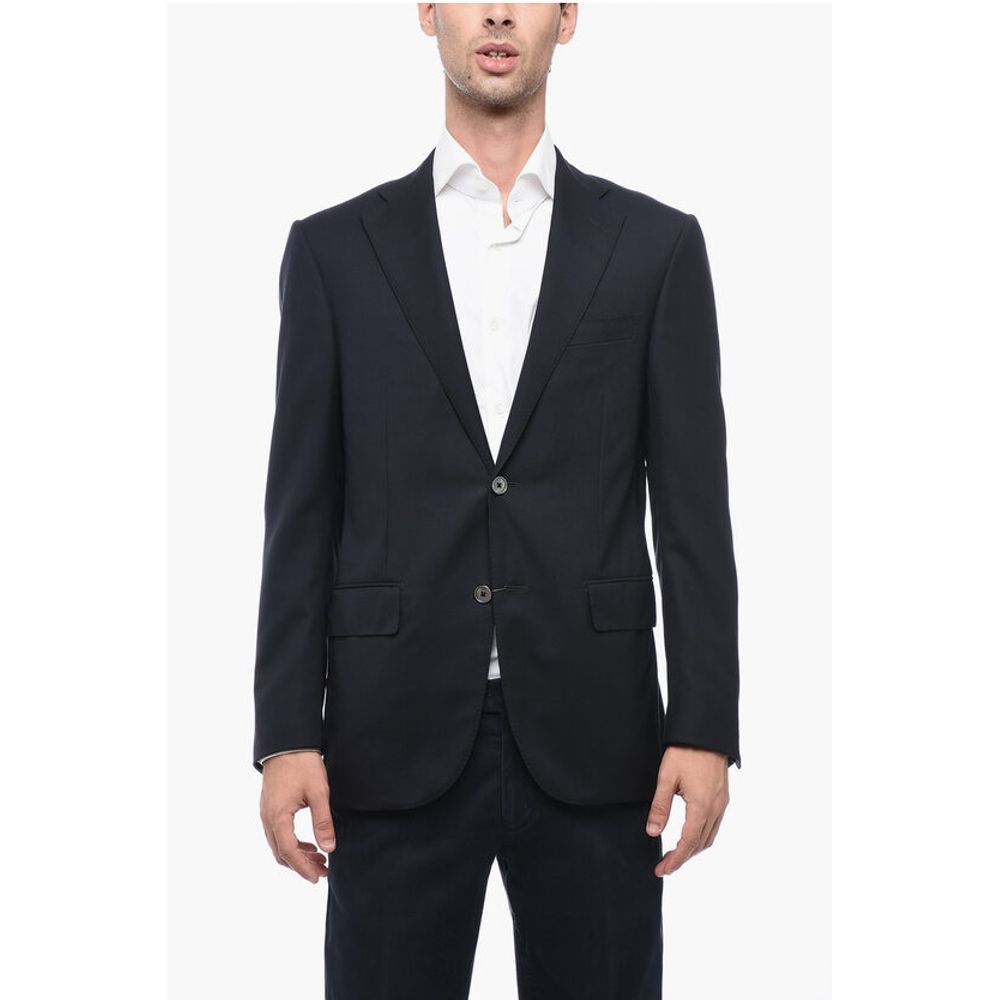 Lined LEADER Single Breasted Blazer With Flap Pockets