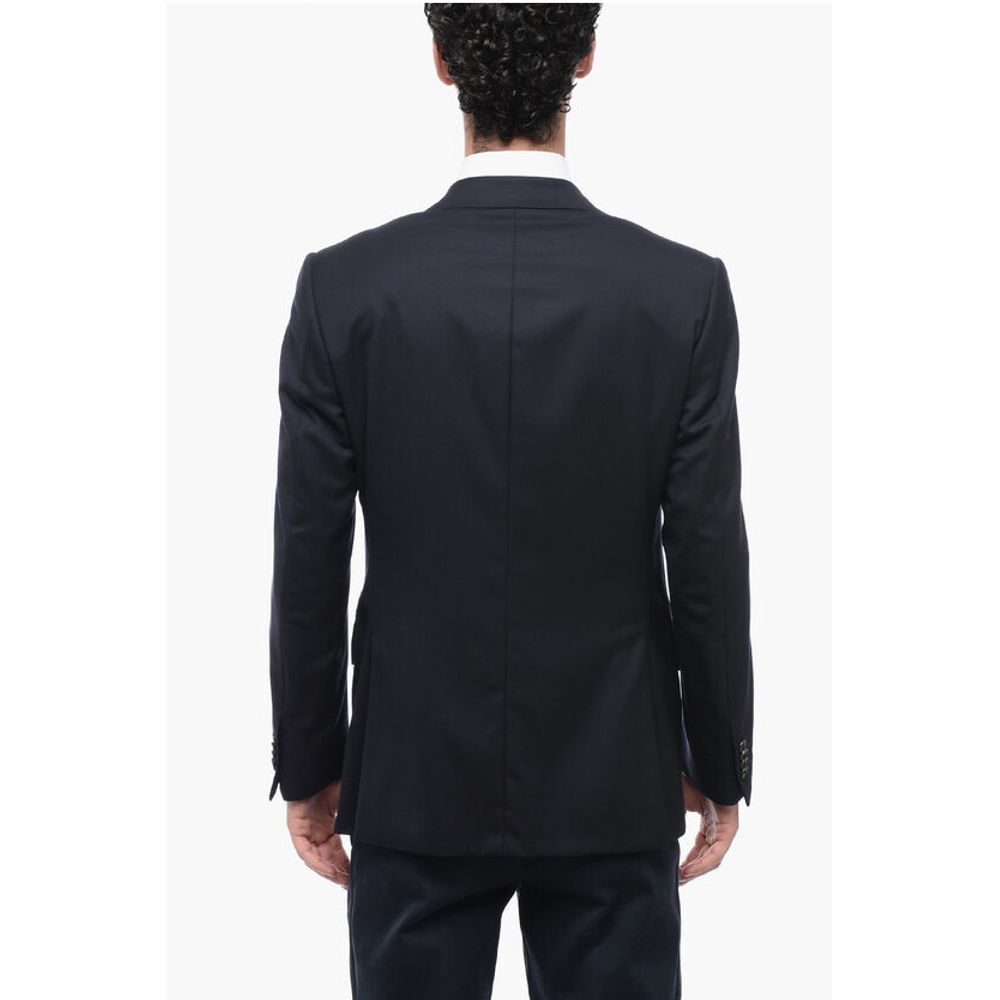 Lined LEADER Single Breasted Blazer With Flap Pockets