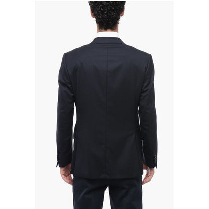 Lined LEADER Single Breasted Blazer With Flap Pockets