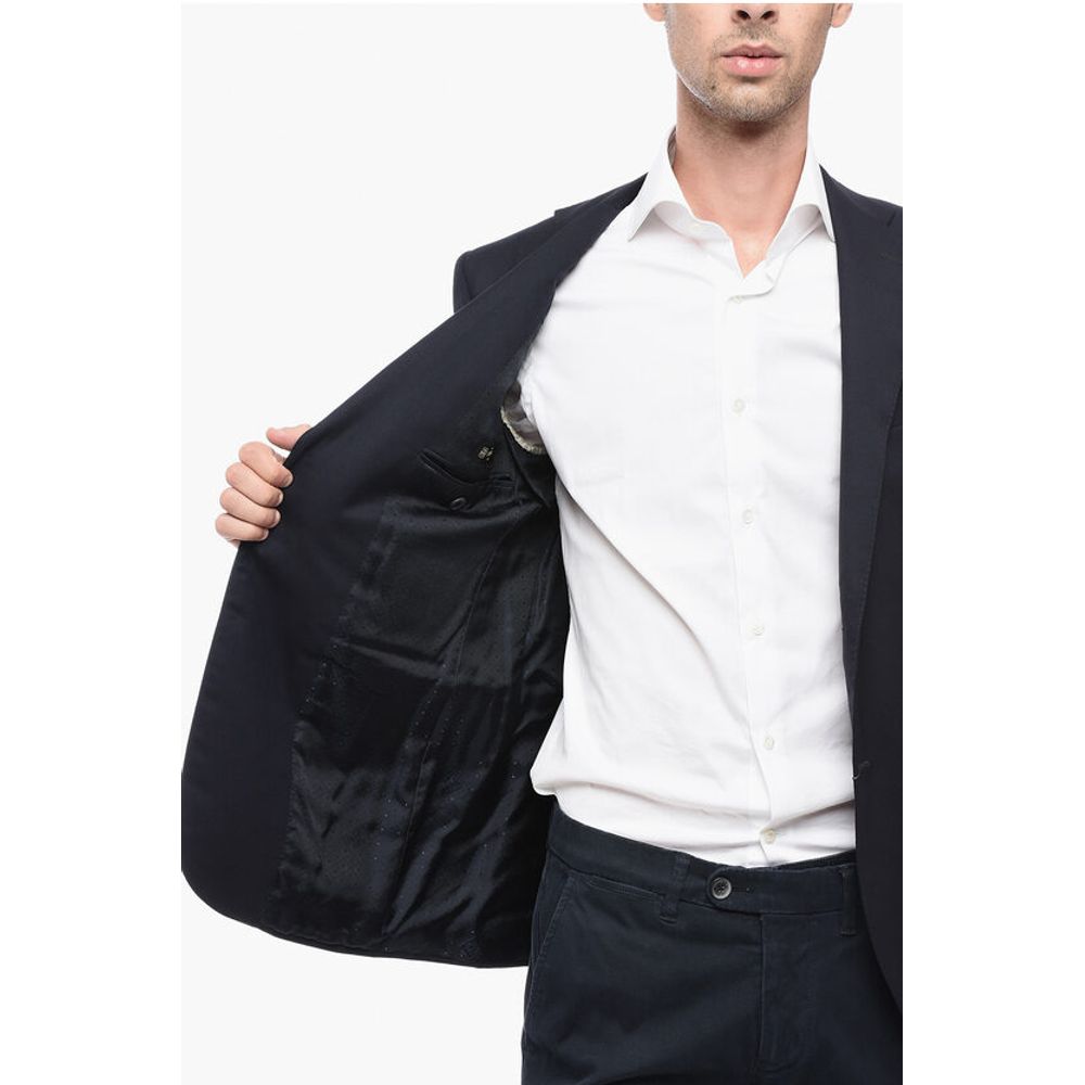 Lined LEADER Single Breasted Blazer With Flap Pockets