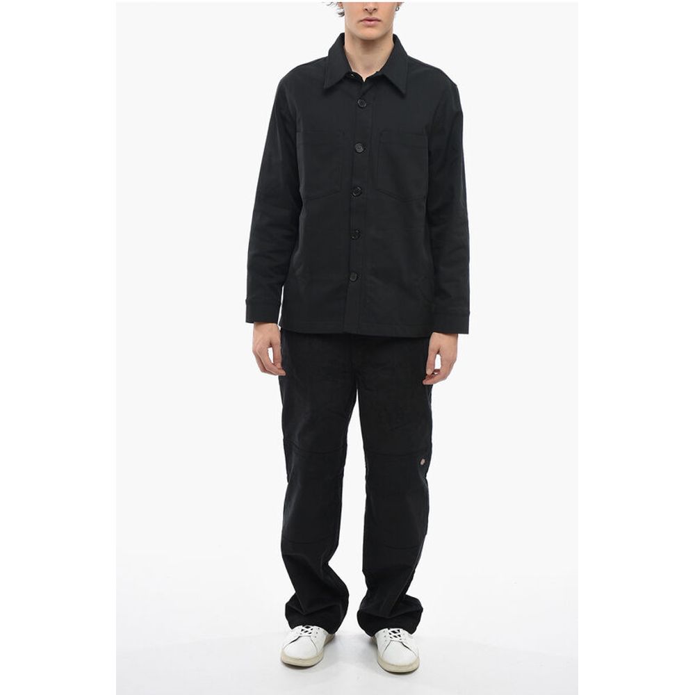 Double Breast Pockets Twill FOLLI Overshirt