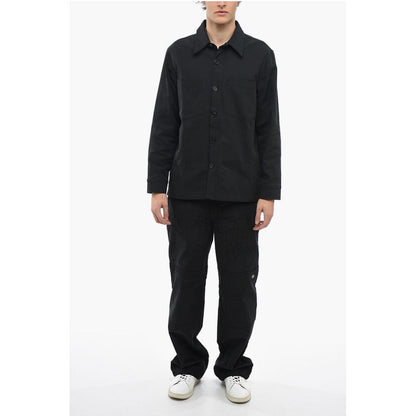 Double Breast Pockets Twill FOLLI Overshirt