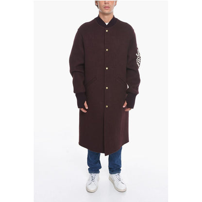 Embroidered SAGITTARIUS Wool Blend Coat