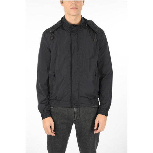 CC COLLECTION Windbreaker Jacket with Removable Hood and Hid
