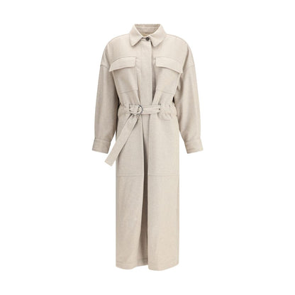 Beige Wool Coat