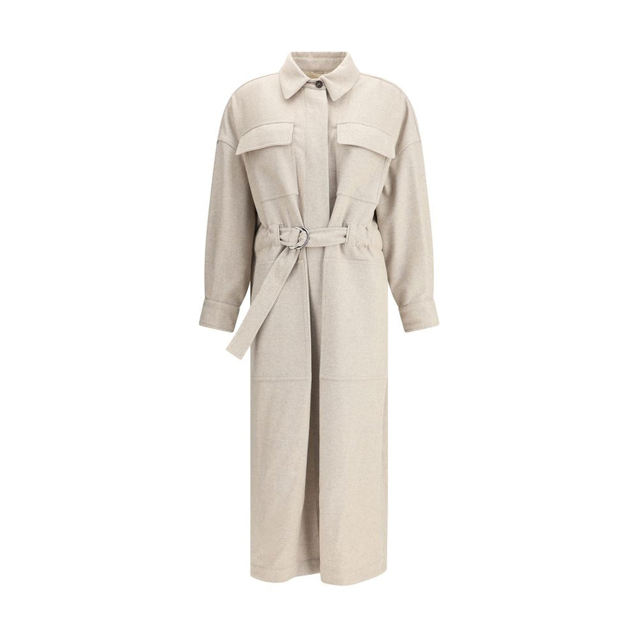 Beige Wool Coat