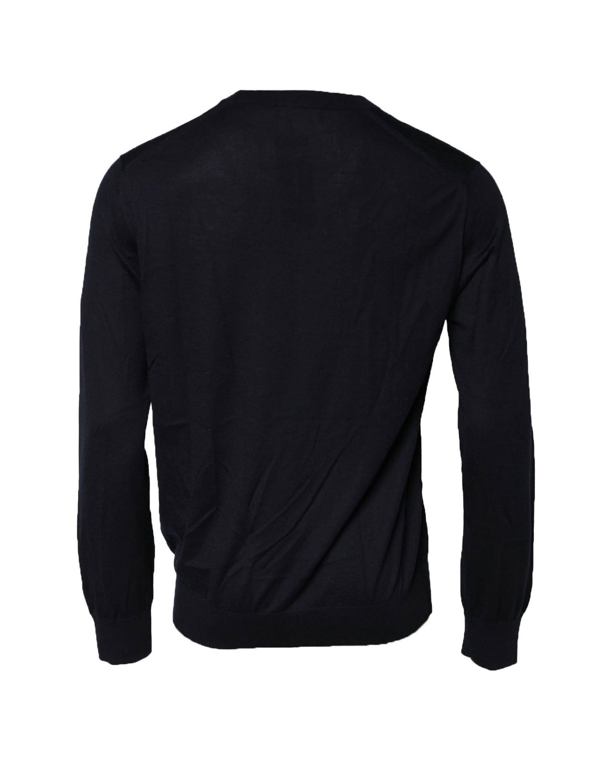 Black Long Sleeve CrewNeck Pullover Sweater