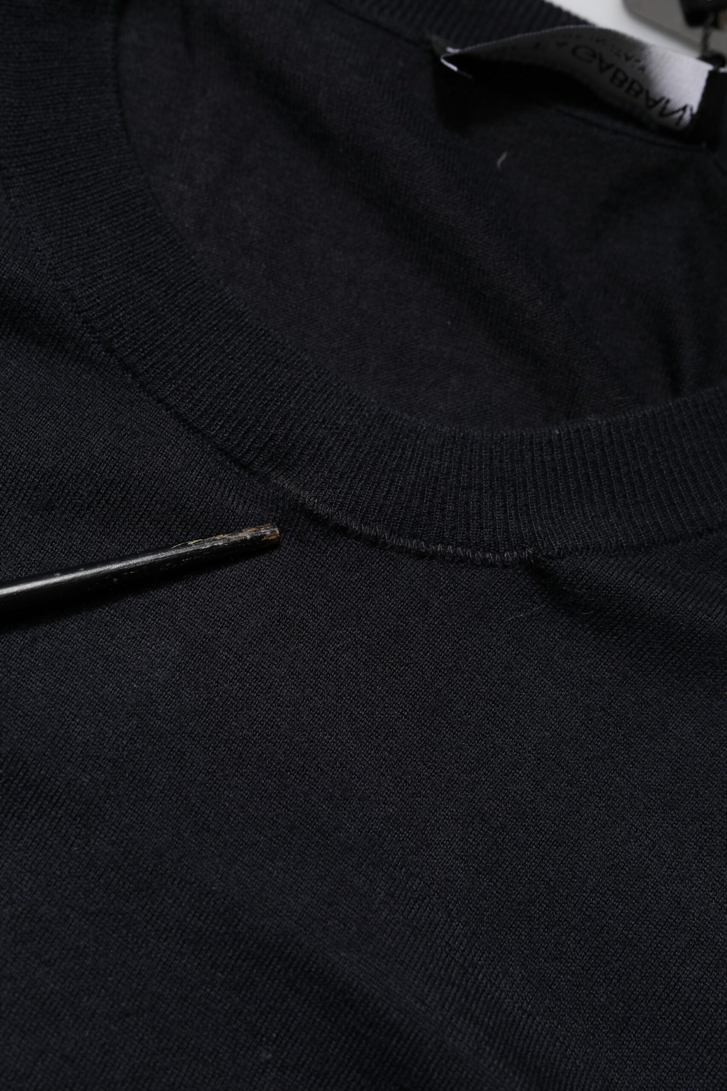 Black Long Sleeve CrewNeck Pullover Sweater