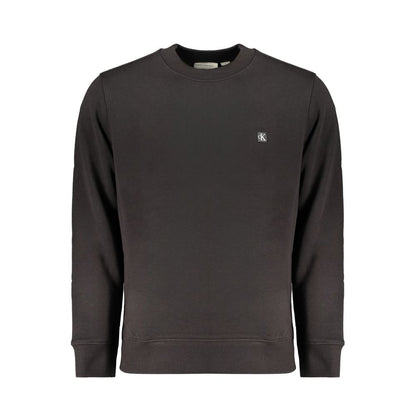 Black Cotton Sweatshirt