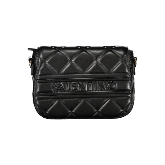 Black Polyethylene Women Shoulder Bag