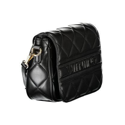 Black Polyethylene Women Shoulder Bag