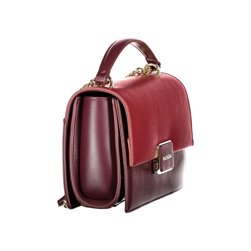 "Rosso Poliuretano Women Shoulder Bag"